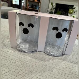 NWT Set of 4 Ghost Acrylic Glasses